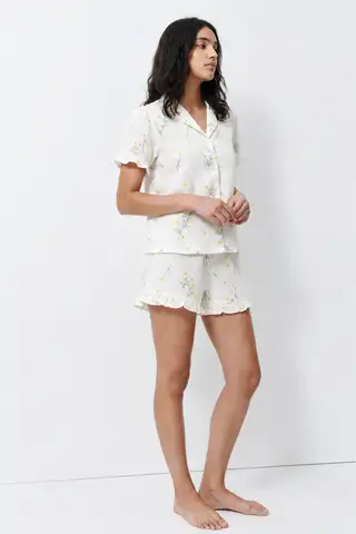 Kadın Desenli Trend Çok Renkli Pijama Takımı - 2