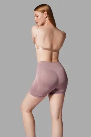 Push Up Seamless Dikişsiz Popo Şekillendirici Kısa Paçalı Korse 2064 Gül Kurusu - 4