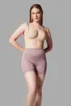 Push Up Seamless Dikişsiz Popo Şekillendirici Kısa Paçalı Korse 2064 Gül Kurusu - Görsel 7