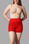 Push Up Seamless Dikişsiz Popo Şekillendirici Kısa Paçalı Korse 2064 Kırmızı - Görsel 2