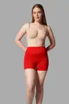 Push Up Seamless Dikişsiz Popo Şekillendirici Kısa Paçalı Korse 2064 Kırmızı - Görsel 6