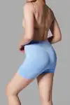 Push Up Seamless Dikişsiz Popo Şekillendirici Kısa Paçalı Korse 2064 Mavi - Görsel 3