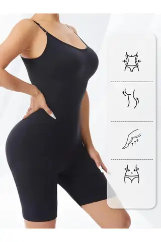 toparlayıcı sıkılaştırıcı tam boy korse 9050 Siyah - 4