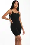 body yüksek bel tam boy 9050 Siyah - Görsel 1
