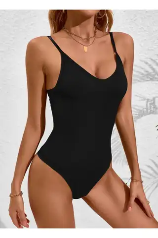 sıkılaştırıcı toparlayıcı zıbın string korse 9052 Siyah - 4