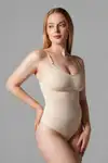 ÇITÇITLI STRİNG BODY KORSE 9052 Bej - Görsel 6