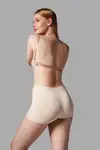 KADIN BOXER Toparlayıcı İz Yapmayan Seamless Örme BOXER 2001 Bej - Görsel 4