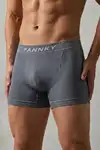 DİKİŞSİZ NEFES ALABİLEN RAHAT BOL KESİM ERKEK BOXER 2014 Gri - Görsel 1
