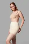 Push Up Seamless Dikişsiz Popo Şekillendirici Kısa Paçalı Korse 2064 Bej - Görsel 7
