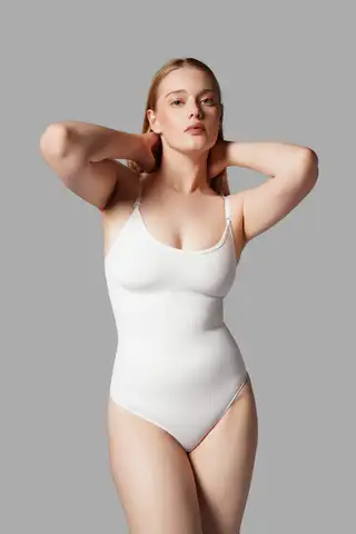 ÇITÇITLI STRİNG BODY KORSE 9052 Beyaz - 2
