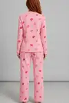 Kadın Comfort Esnek Pembe Pijama Takımı 4688 - Görsel 2
