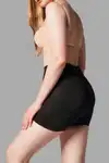 Push Up Seamless Dikişsiz Popo Şekillendirici Kısa Paçalı Korse 2064 Siyah - Görsel 1