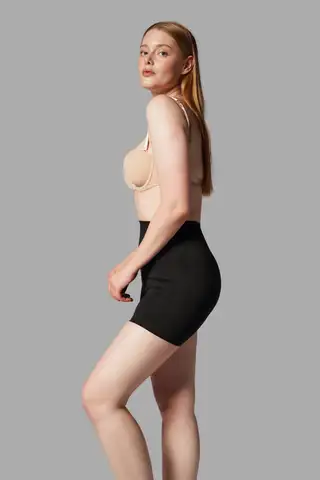 Push Up Seamless Dikişsiz Popo Şekillendirici Kısa Paçalı Korse 2064 Siyah - 4