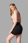 Push Up Seamless Dikişsiz Popo Şekillendirici Kısa Paçalı Korse 2064 Siyah - Görsel 6