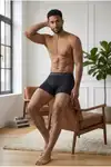 Erkek Rahat Esnek Seamless 3 Lü Boxer Çok Renkli - Görsel 6