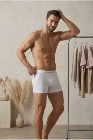 Erkek Casual Comfort Günlük 2 Li Beyaz Boxer - 2