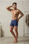 Erkek Casual Comfort Günlük Lacivert Boxer - Görsel 4