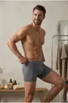 Erkek Casual Comfort Günlük Gri Boxer - Görsel 2