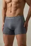 Erkek Casual Comfort Günlük Gri Boxer - Görsel 3