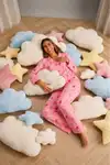 Kadın Önden Düğmeli Uzun Kollu Pembe Pijama Takımı - Görsel 3
