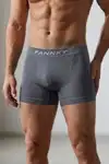 Erkek Trend Nefes Alan Relaxed Gri Boxer - Görsel 3