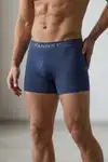 Erkek Trend Nefes Alan Relaxed Lacivert Boxer - Görsel 3
