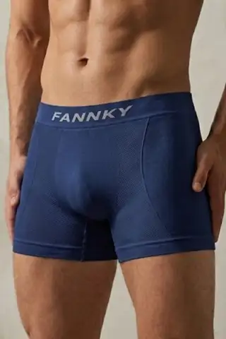 Erkek Casual Comfort Günlük 2 Li Lacivert Boxer - 3